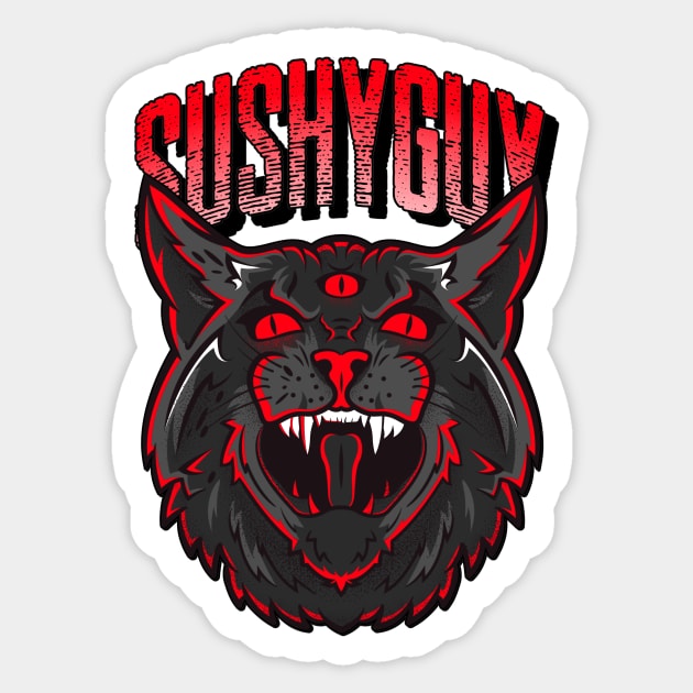 3rd Eye of the Tiger Sticker by The Sushyguy Merch Store